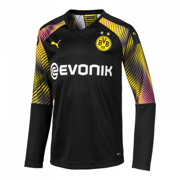Camiseta Borussia Dortmund ML Portero 2019-20 Negro